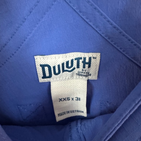 NWT Duluth Trading Co Blue Women’s Gardening Overalls XXS - Picture 6 of 6